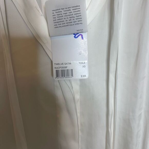 Zadig & Voltaire Twelve Satin Top Blouse New Small - Picture 10 of 10